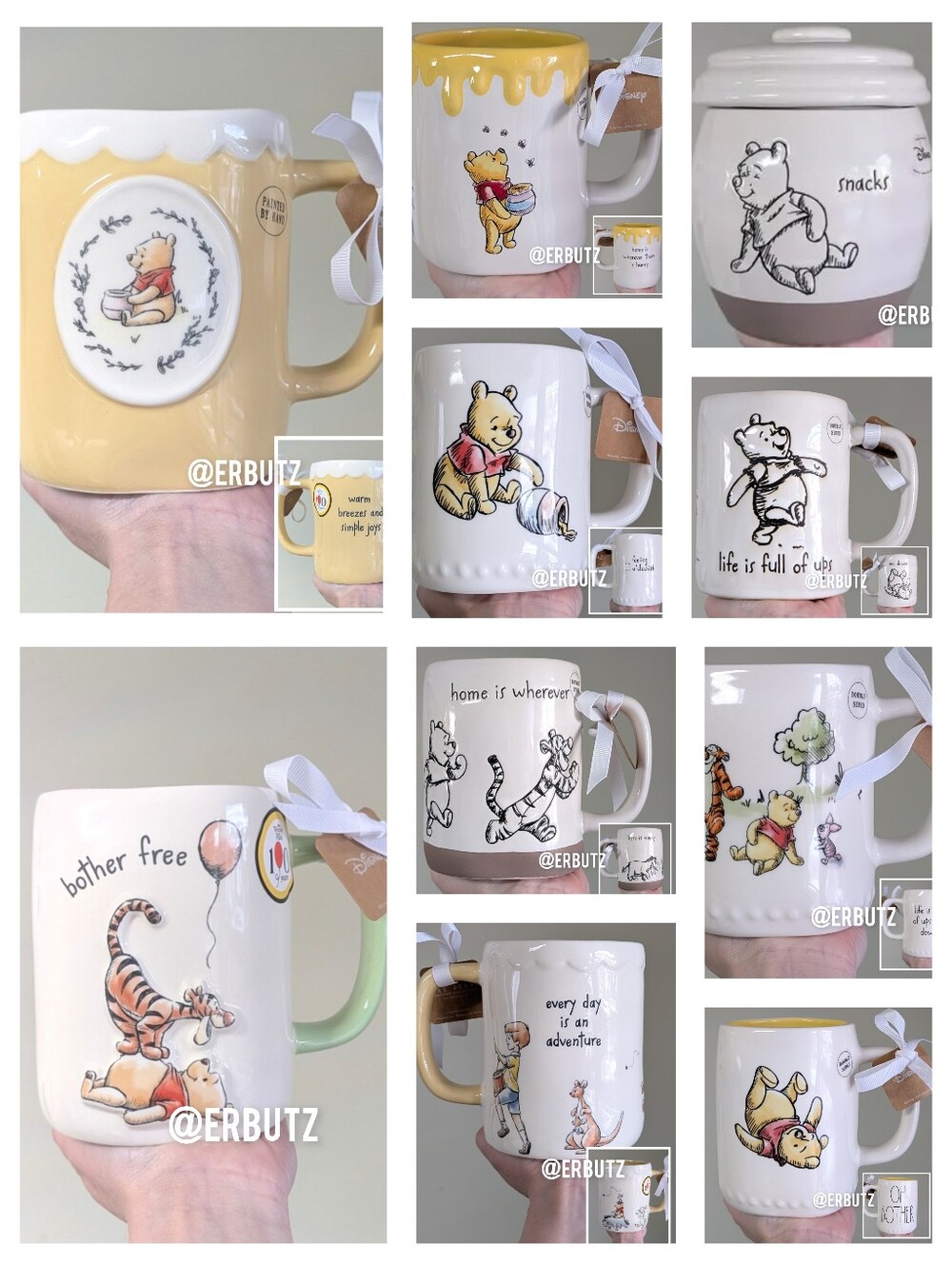 Rae Dunn x Disney Winnie The Pooh BOTHER FREE Winnie The Pooh & Tigger Mug 🎈 - Picture 8 of 8